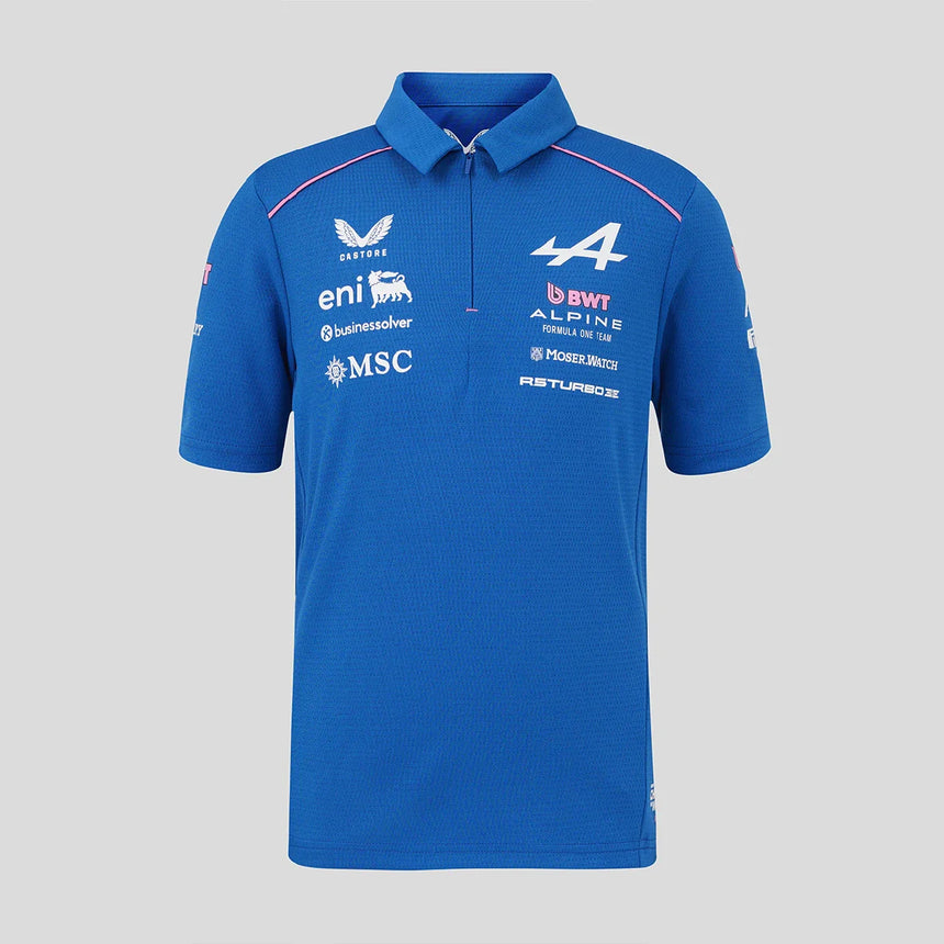Polo alpino, equipo, niños, azul, 2026