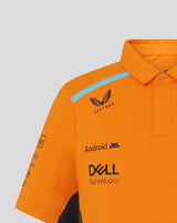 McLaren camiseta cuello polo, Castore, equipo, niño, naranja, 2024 - FansBRANDS®