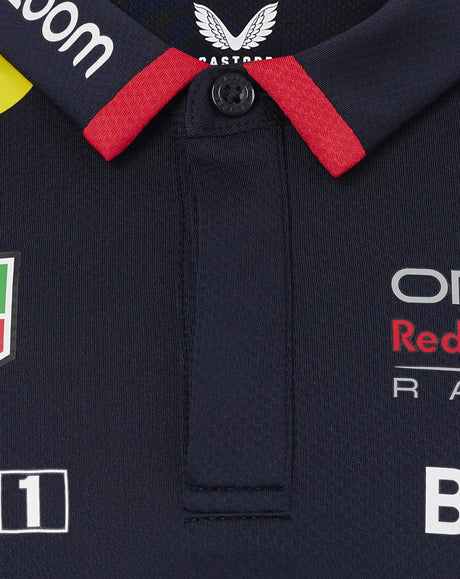 Red Bull camiseta cuello polo, Castore, equipo, niño, azul, 2024 - FansBRANDS®