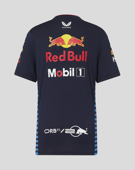 Red Bull camiseta, Castore, equipo, niño, azul, 2024