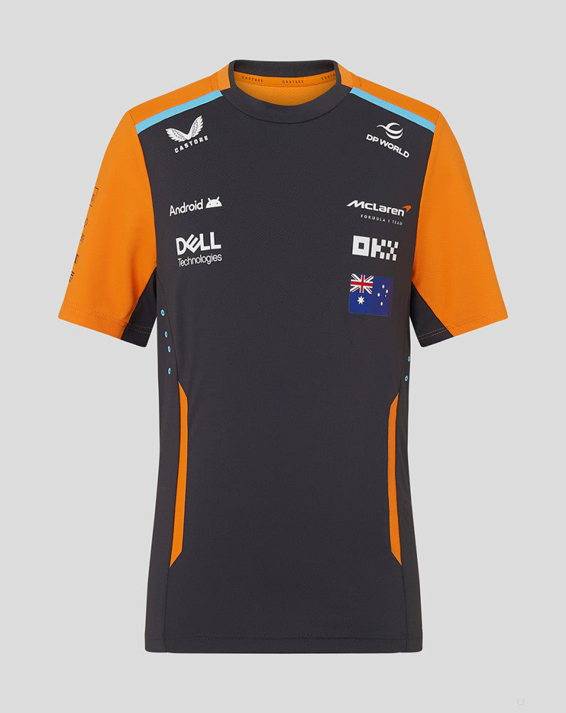 McLaren camiseta, Castore, Oscar Piastri, niño, gris - FansBRANDS®