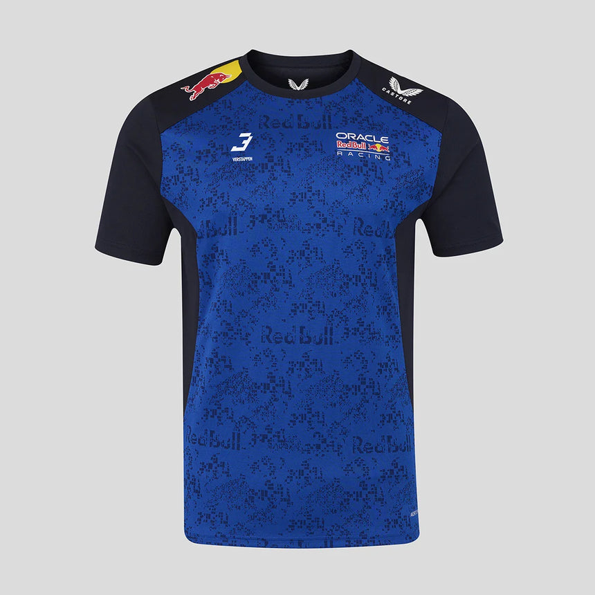 Camiseta de Red Bull, equipo, Max Verstappen, azul