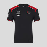 Camiseta de Haas F1, equipo, negra
