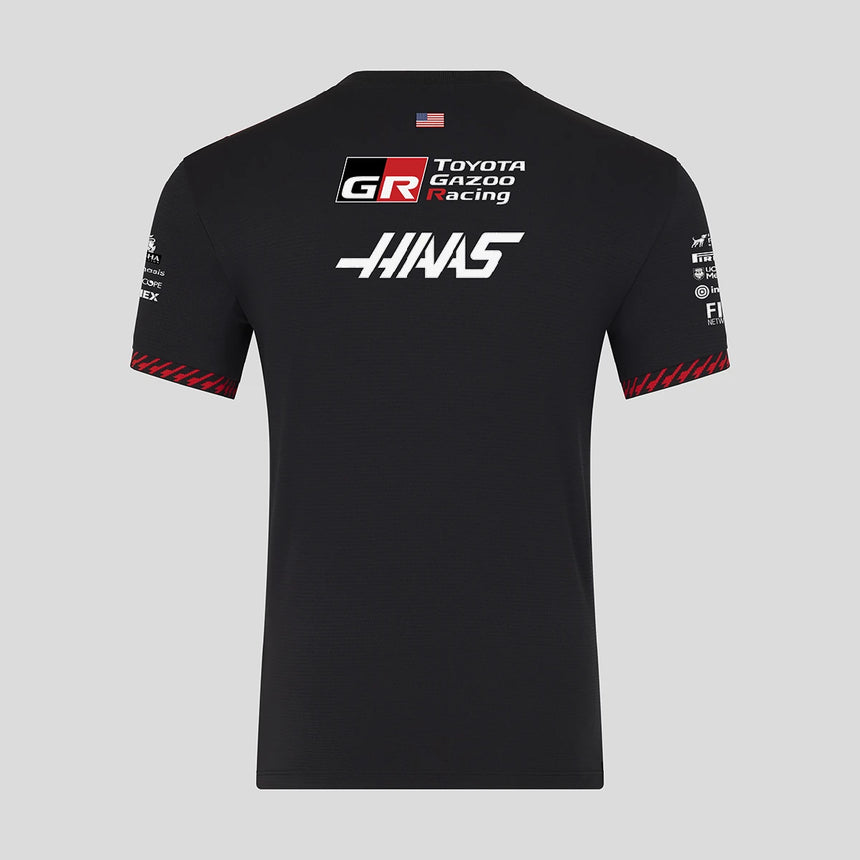 Camiseta de Haas F1, equipo, negra