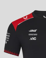 Camiseta de Haas F1, equipo, negra