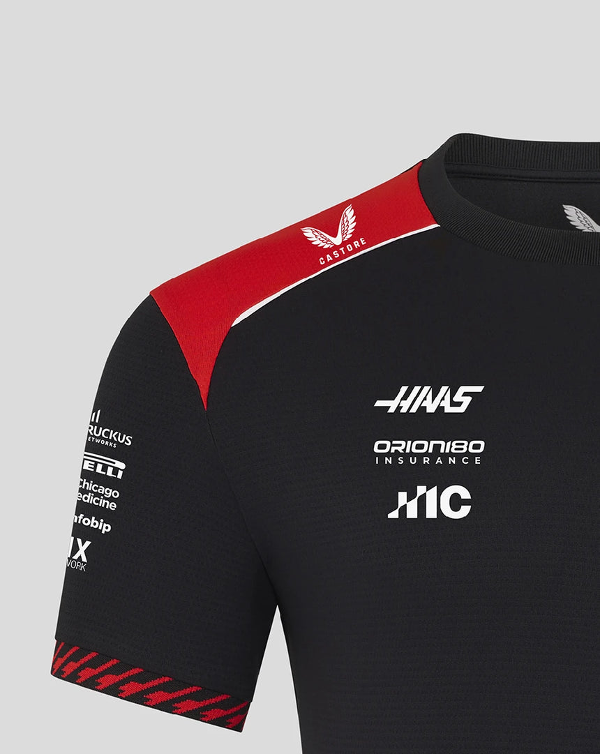 Camiseta de Haas F1, equipo, negra