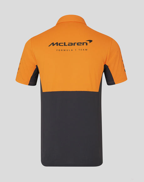 McLaren camiseta cuello polo, Castore, equipo, naranja, 2024 - FansBRANDS®