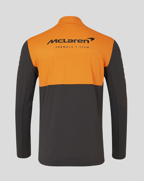 McLaren chaqueta, Castore, equipo, softshell, gris, 2024