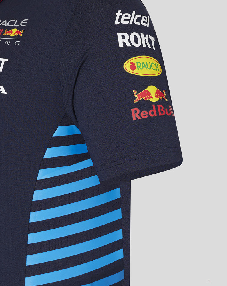 Red Bull camiseta cuello polo, Castore, equipo, azul, 2024 - FansBRANDS®