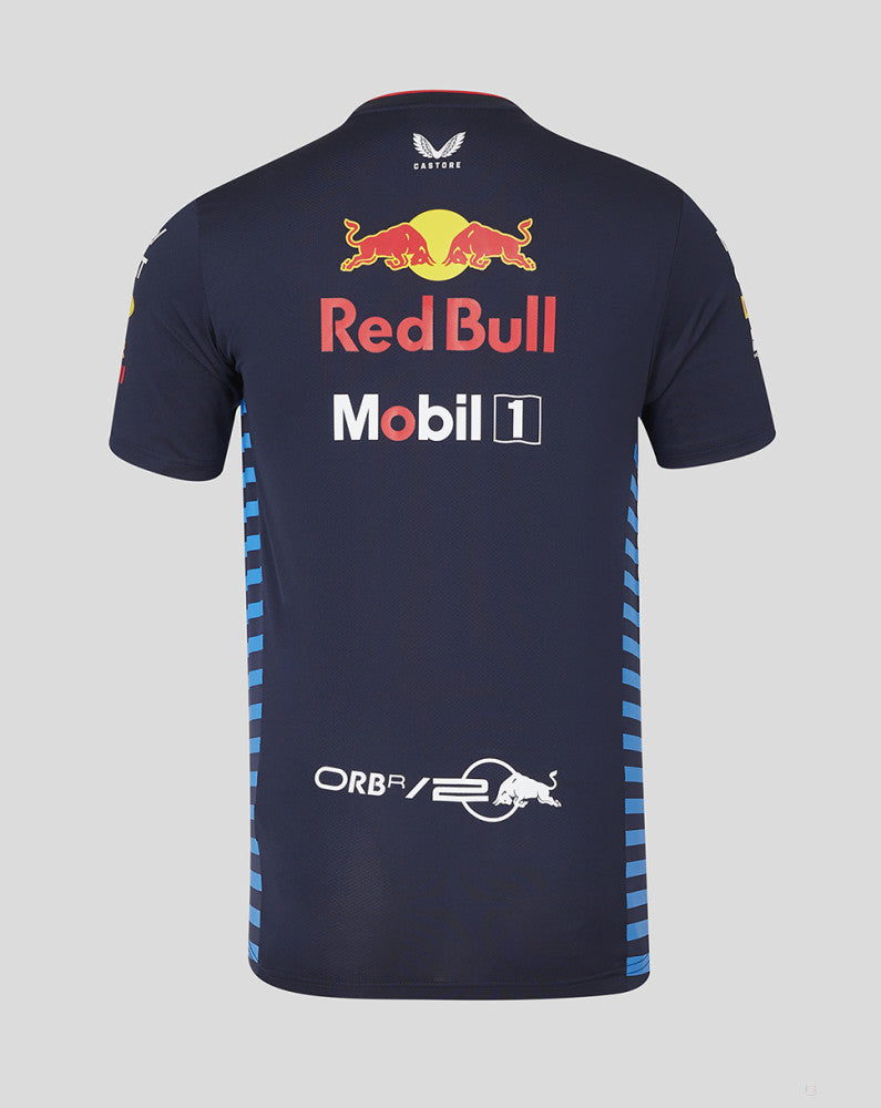 Red Bull camiseta, Castore, equipo, azul, 2024 - FansBRANDS®