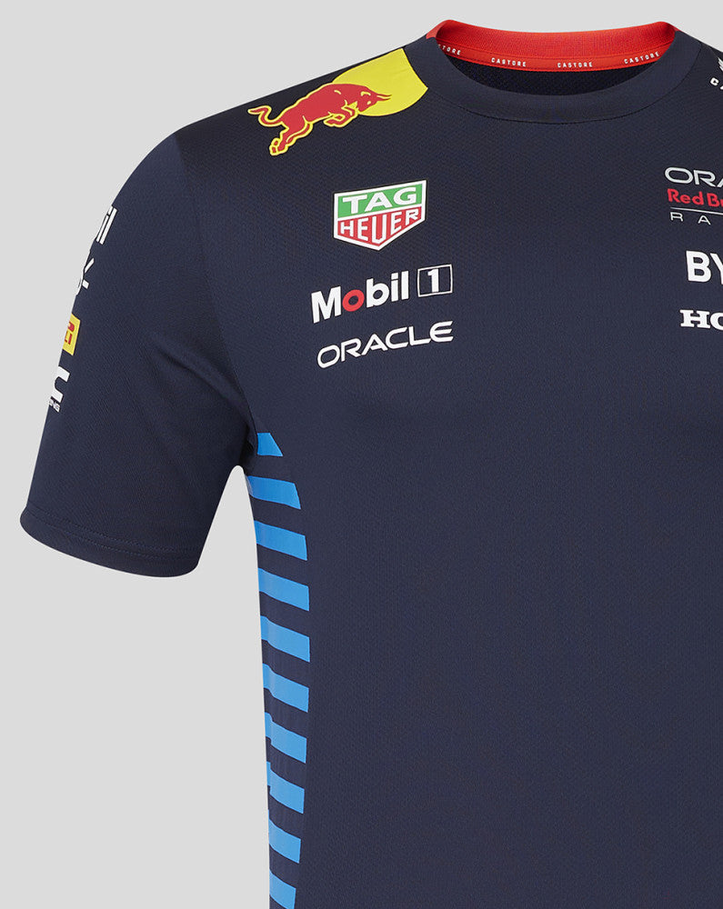 Red Bull camiseta, Castore, equipo, azul, 2024 - FansBRANDS®