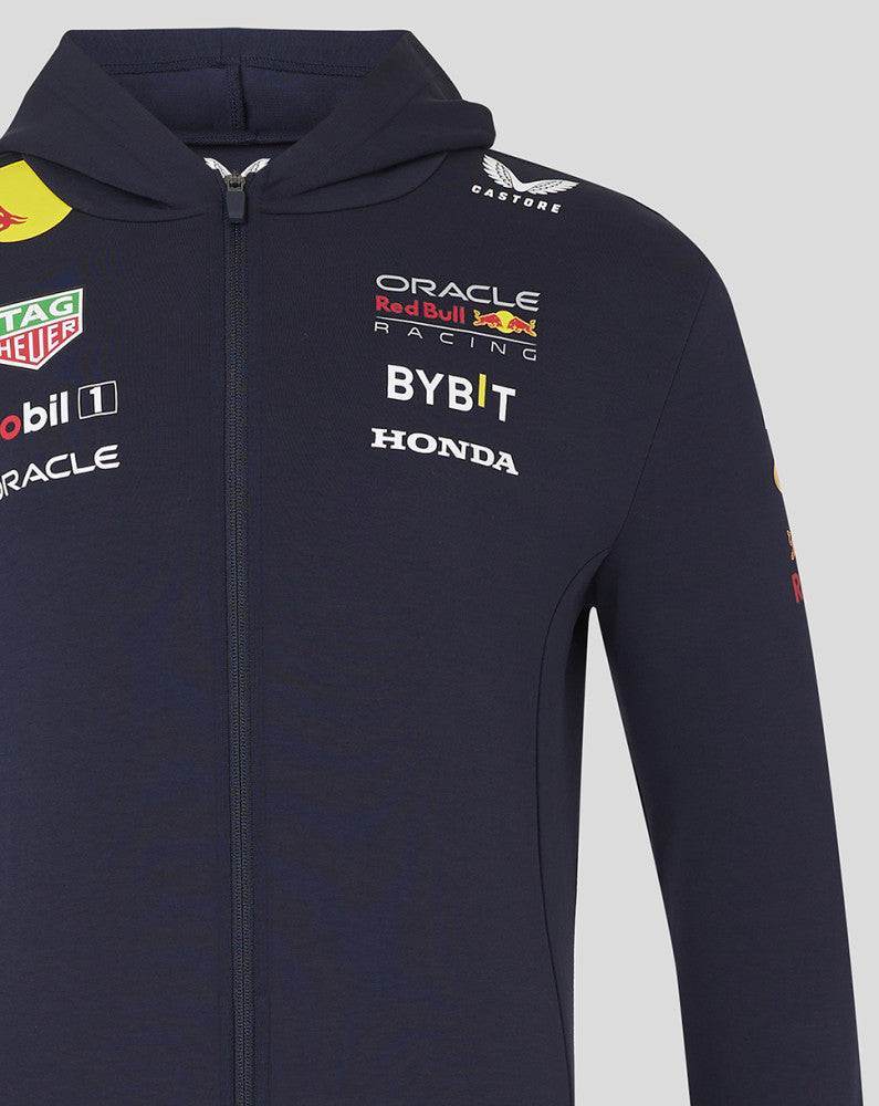 Red Bull sudadera con capucha, Castore, equipo, con cremallera, azul, 2024 - FansBRANDS®