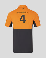 McLaren camiseta cuello polo, Castore, Lando Norris, naranja - FansBRANDS®