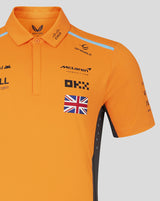 McLaren camiseta cuello polo, Castore, Lando Norris, naranja - FansBRANDS®