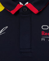 Red Bull camiseta cuello polo, Castore, Sergio Perez, azul - FansBRANDS®