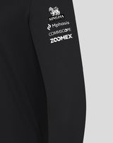 Sudadera Haas F1, cremallera de 1/4, equipo, negra