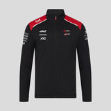 Chaqueta softshell del equipo Haas F1, negra