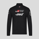 Chaqueta softshell del equipo Haas F1, negra
