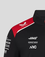 Chaqueta softshell del equipo Haas F1, negra