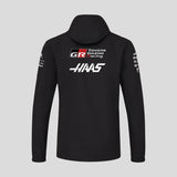 Chaqueta impermeable Haas F1, equipo, negra