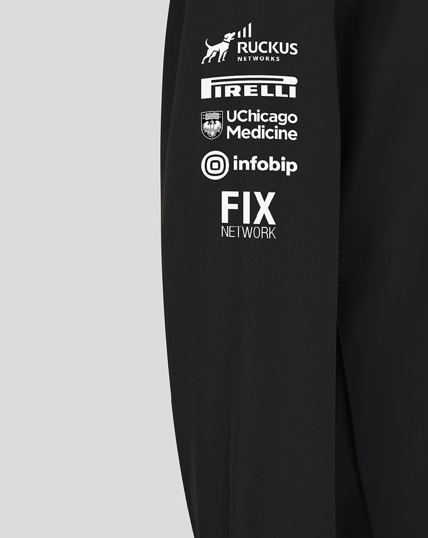 Chaqueta impermeable Haas F1, equipo, negra