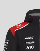 Chaqueta impermeable Haas F1, equipo, negra