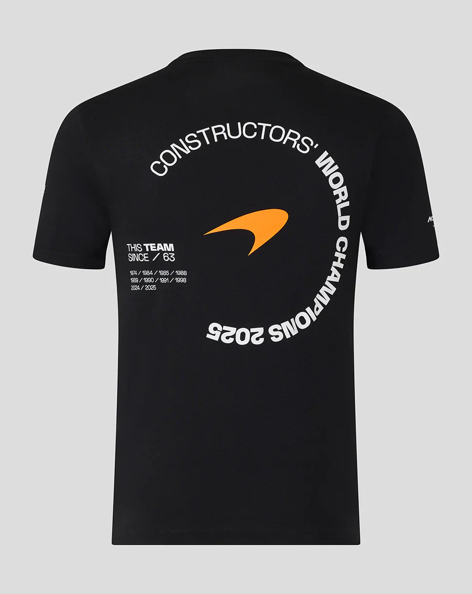 Camiseta de McLaren, Campeón de constructores, 2025, negro 🔥