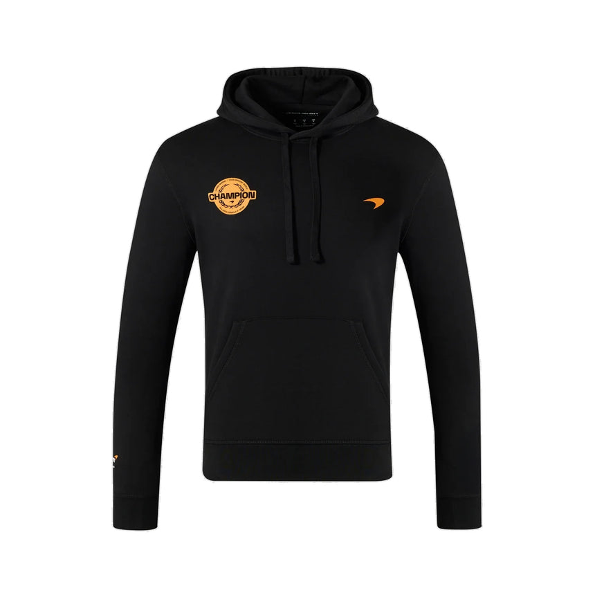 Sudadera con capucha McLaren, Lando Norris, Campeón del Mundo 2025, Edición Especial, negra