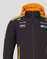 McLaren chaqueta, Castore, equipo, Longline, acolchado, gris, 2024