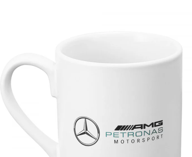 Mug, Mercedes Logo, White, 300 ml, 2020