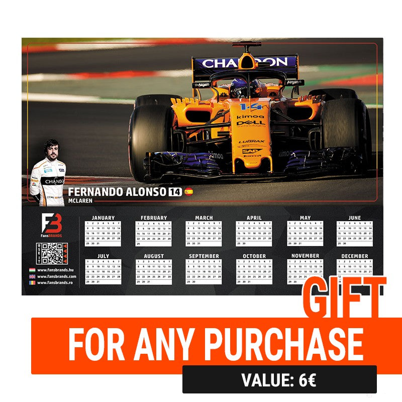 Alonso Race calendar gift