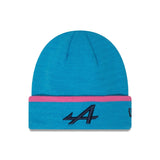 Gorro Alpine, NEW ERA, puño Polyana, Adulto, azul, 2024