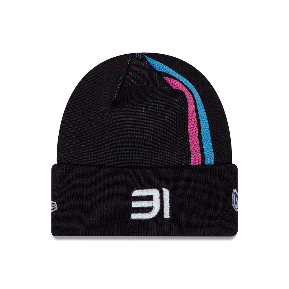 Gorra alpina, NEW ERA, Esteban Ocon, gorro, Niños, negro, 2024