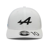 Gorra Alpine, NEW ERA, Pierre Gasly, 9FIFTY, Adulto, blanca, 2024