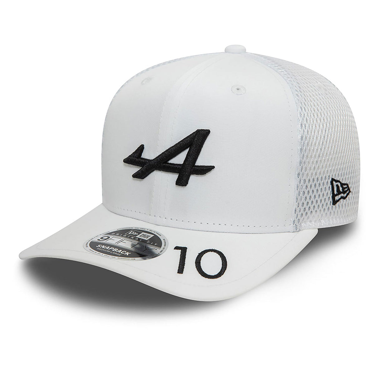 Gorra Alpine, NEW ERA, Pierre Gasly, 9FIFTY, Adulto, blanca, 2024