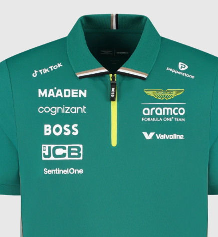 Aston Martin AMF1, Équipe, Polo, Verde 🔥