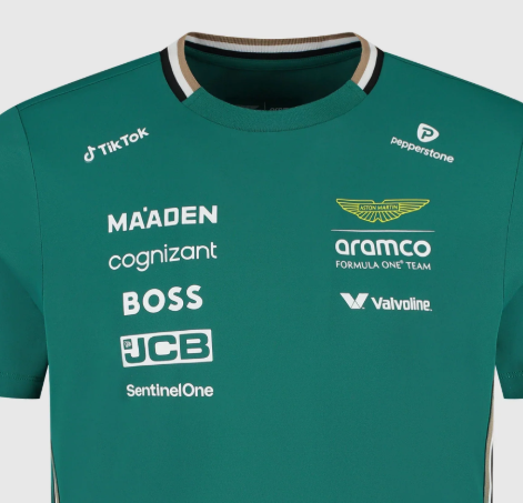 Aston Martin AMF1, Équipe, T-shirt, Fernando Alonso, Green 🔥