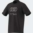 Audi camiseta, DNA, adidas, gris