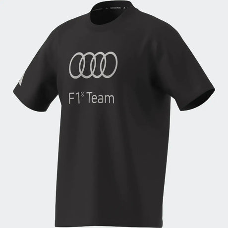 Audi camiseta, DNA, adidas, gris