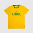 Ayrton Senna camiseta, Brasil, amarilla
