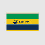 Bandera de Ayrton Senna, amarilla