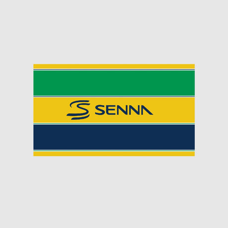 Bandera de Ayrton Senna, amarilla