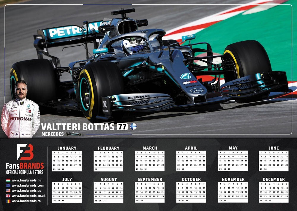 Calendario de carreras Valtteri Bottas - FansBRANDS®