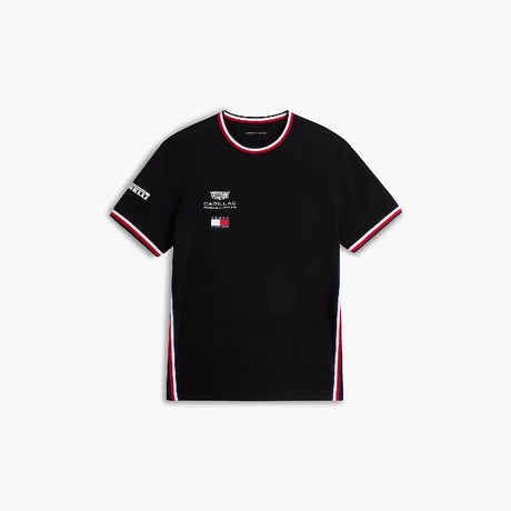 Cadillac F1 camiseta, equipo, Tommy Hilfiger, negra, 2026