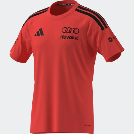 Camiseta Audi, equipo, configuración, adidas, roja, 2026