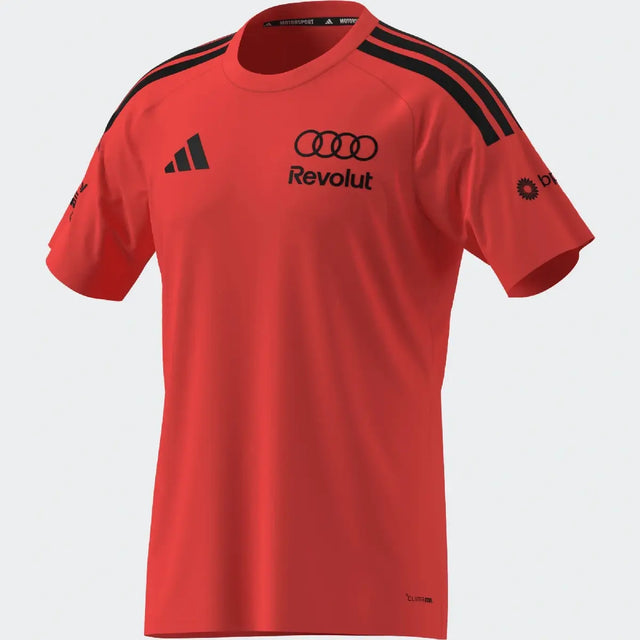 Camiseta Audi, equipo, configuración, adidas, roja, 2026