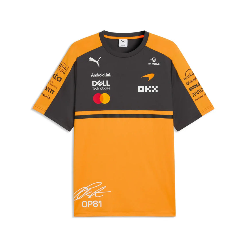 Camiseta McLaren, equipo, papaya, 2026