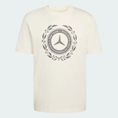 Camiseta Mercedes, Silver Arrows, adidas, blanca, 2026