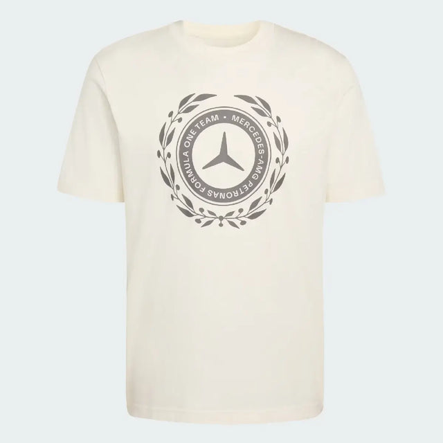Camiseta Mercedes, Silver Arrows, adidas, blanca, 2026
