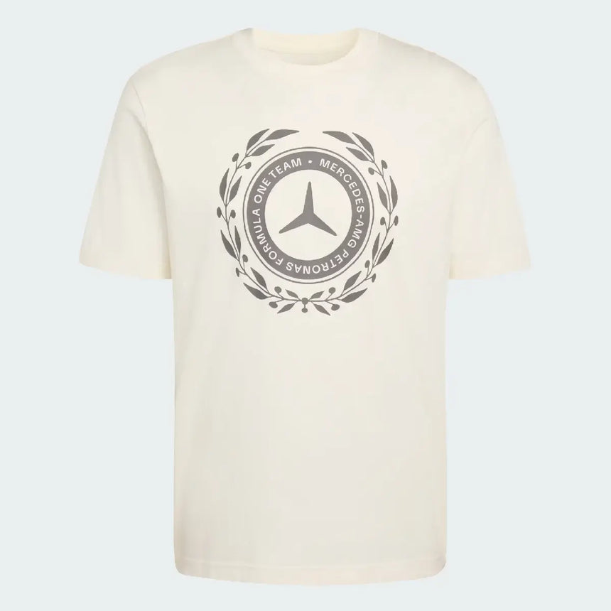 Camiseta Mercedes, Silver Arrows, adidas, blanca, 2026